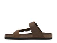 Crawford Flat Sandal Cognac Leather view