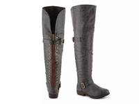 Kane Wide Calf Over-the-Knee Boot Grey view