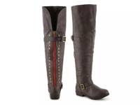 Kane Over-the-Knee Boot Dark Taupe view
