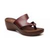 Laurel Wedge Sandal - Women's Mahogany view