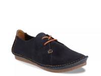 Janey Mae Oxford Navy Suede view