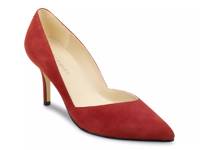 Tuscany Pump Red Suede view