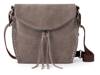 Silverlake Leather Crossbody Bag Mushroom Suede view