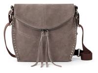 Silverlake Leather Crossbody Bag Mushroom Suede view
