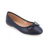 Vika Ballet Flat Navy view