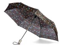 Auto Open & Close Umbrella Black/Multicolor Floral Print view