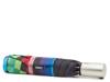 Auto Open & Close Umbrella Black/Multicolor Stripes view