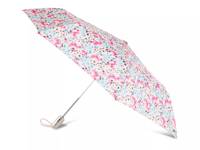 Auto Open & Close Umbrella Pink/Blue Floral Print view