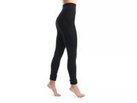Faux Fur Cuff Women's Leggings Black view