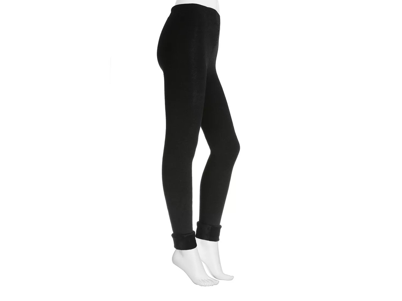Faux Fur Cuff Women's Leggings