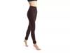 Faux Fur Cuff Women's Leggings Dark Brown view