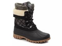 Creek Snow Boot Taupe/Black Plaid view