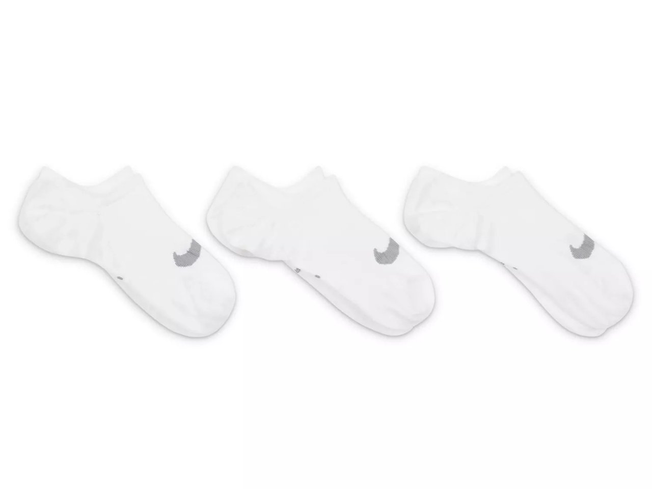 Everyday Plus Lightweight Women's No Show Liners - 3 Pack