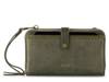 Iris Smartphone Crossbody Bag Moss Green Suede view