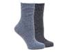 Ribbed Women's Boot Socks - 2 Pack Grey view