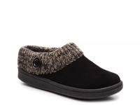 Suede Scuff Slipper Black view