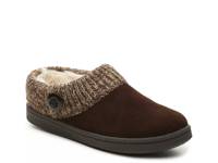 Suede Scuff Slipper Dark Brown view