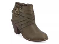 Strap Bootie Olive view