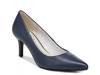 Sevyn Pump Navy Faux Leather view