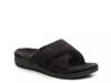 Relax Slide Slipper Black Fabric view