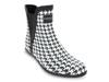 Piccadilly Rain Boot Black/White Houndstooth view
