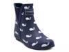 Piccadilly Rain Boot Navy/White Whales view