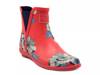 Piccadilly Rain Boot Red/White/Blue Floral view