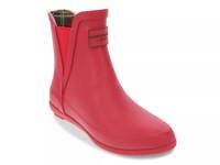 Piccadilly Rain Boot Bright Red/Off White Floral view
