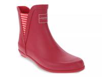 Piccadilly Rain Boot Red Stripes view