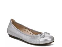 Minna Ballet Flat Silver view
