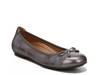Minna Ballet Flat Pewter Snake Print view