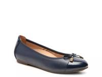 Minna Ballet Flat Navy view