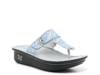 Carina Platform Sandal Light Blue view