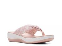 Cloudsteppers Arla Glison Wedge Sandal Blush Starfish Print view