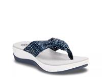 Cloudsteppers Arla Glison Wedge Sandal Light Blue/White/Navy view
