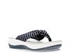 Cloudsteppers Arla Glison Wedge Sandal Blue/White Stripes view