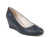 Dreams Wedge Pump Navy view