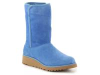 Amie Wedge Boot Blue view