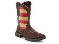 Patriotic Cowboy Boot Brown Multi view