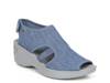Dream Wedge Sandal Blue view