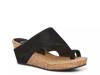 Gyer Wedge Sandal Black view