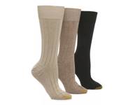 Hampton Men's Dress Socks - 3 Pack Tan view
