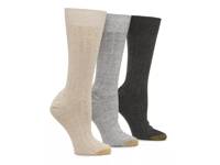 Hampton Men's Dress Socks - 3 Pack Black/Grey view