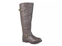 Spokane Wide Calf Riding Boot Taupe view