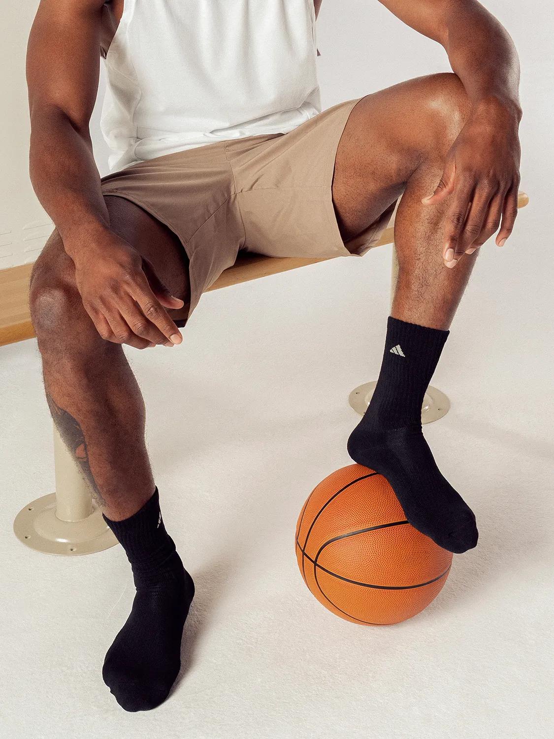 Athletic Cushioned Men's Crew Socks - 6 Pack