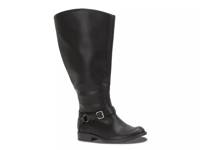 Quinn Extra Wide Calf Riding Boot Black view