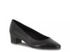 Prim Pump Black Faux Leather view