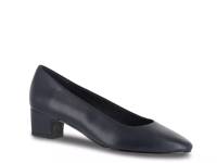Prim Pump Navy Faux Leather view
