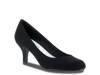 Passion Pump Black Faux Suede view