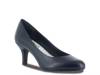 Passion Pump Navy Faux Leather view